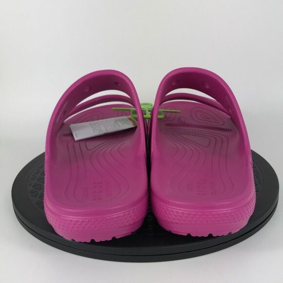 Crocs Classic Sandals Pink Comfort Slides Men’s Size 14 - Picture 5 of 10
